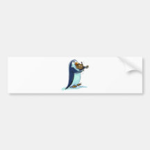 PeNgUiN ViOLiniSt Bumper Sticker