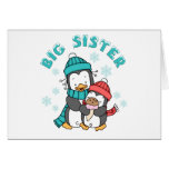 Penguin Winter Big Sister Card