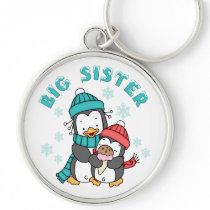 Penguin Winter Big Sister Keychains