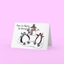 Penguins and Snowman cards