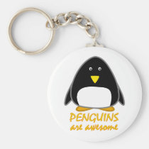 Penguins are Awesome keychains