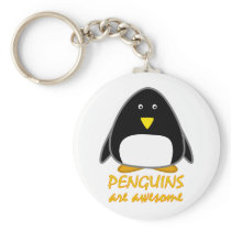Penguins are Awesome Key Chain