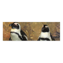 Penguins Bookmark Business Cards