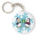 Penguins "Cool Yule" keychains