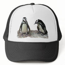 Penguins Trucker Hats