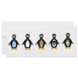 Penguins on Parade rack cards