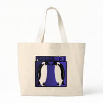 Penguins Rock! Tote Bag