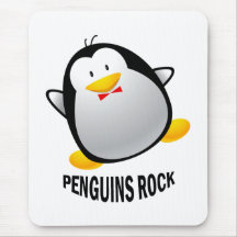 PENGUINS ROCK MOUSEPAD