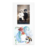 PENGUIN'S SERENADE , white blue red black