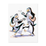 pEnGuInS sWiNgInG Postcard
