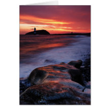 Penmon Lighthouse Anglesey Wales Card