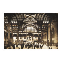Penn Station New York City 1910 Gallery Wrapped Canvas