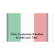 Pennant Of Italy, Italy flag Business Card Template