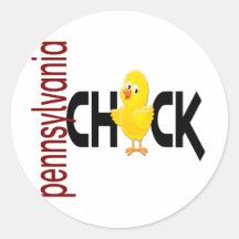 Pennsylvania Chick 1 Stickers