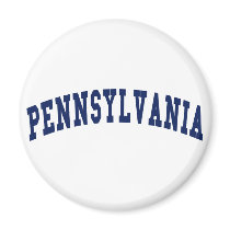 Pennsylvania College Fridge Magnet