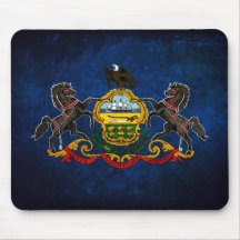 Pennsylvania Flag; Mouse Pad