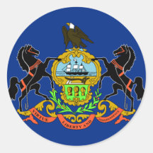 Pennsylvania Flag Sticker