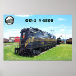 Pennsylvania Railroad Locomotive GG-1 #4800 -2- posters