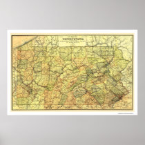 Pennsylvania Railroad Map 1895