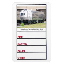 Pennsylvania Railroad Metroliner #860 Photo Magnet