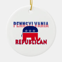 Pennsylvania Republican Christmas Ornament