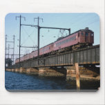 Pennsylvania RR, MU electrics crossing Raritan Bay Mousepads