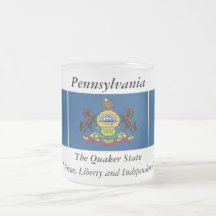 Pennsylvania State Flag Mugs