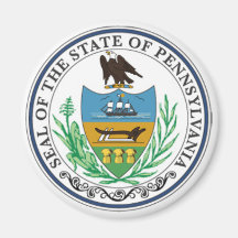 Pennsylvania State Seal Fridge Magnet