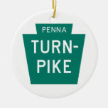 Pennsylvania Turnpike Christmas Tree Ornament