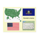 Pennsylvania, USA postcards