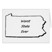 Pennsylvania worst state ever cards