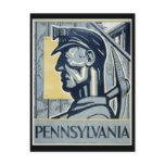 Pennsylvanian Coal Miner Postcard