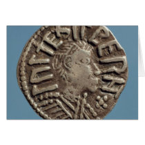 Penny Aethelberht Anglo-Saxon King East Anglia. Card