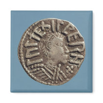 Penny Aethelberht Anglo-Saxon King East Anglia. Fridge Magnet