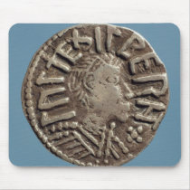 Penny Aethelberht Anglo-Saxon King East Anglia. Mousepads