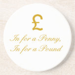 Penny and Pound Coaster