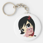 Penny and Snickerdoodle keychains