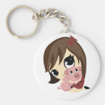 Penny and Snickerdoodle keychains