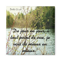 pensée positive de Émile Coué Magnets