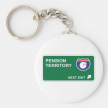 Pension Next Exit Keychain
