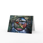 Pentacle Collage card