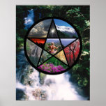 Pentacle poster Small stream posters