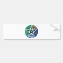 pentacle-seasons bumper sticker
