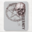 Pentacle Skull mousepads
