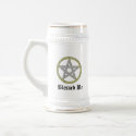 Pentagram Pentacle Beer Stein Witchy Mug