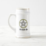 Pentagram Pentacle Beer Stein Witchy Mug