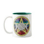 Pentagram Pentacle Triple Goddess cup Mug
