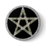 Pentagram Pentacle Unisex Wicca Button