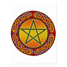 Pentagram Post Card