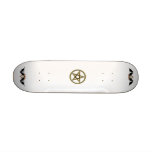 Pentagram Triquetra Magic Witch Skateboard
